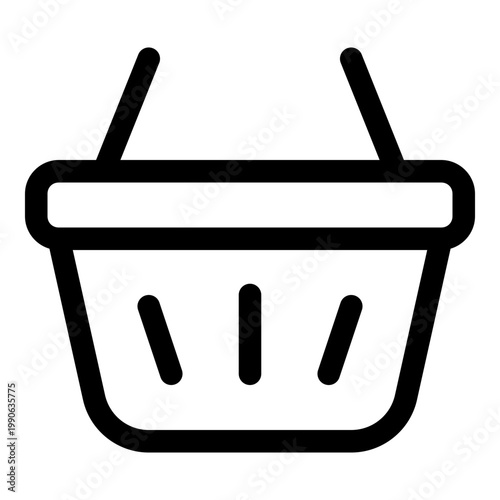 outline icon for online shop