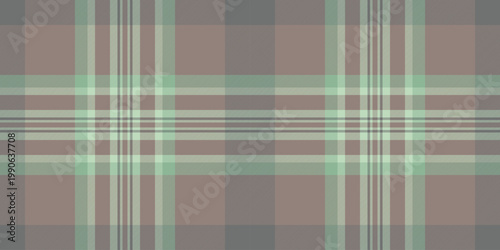 Stitch vector seamless background, proud tartan textile texture. Plank plaid fabric pattern check in pastel and medium gray colors.