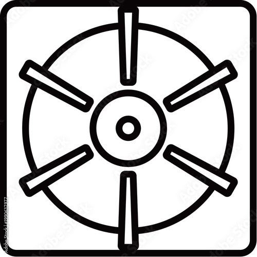 ガスコンロ_線画