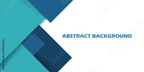 Abstract Blue Curve Background with Modern Wave Shapes and White Copy Space. Minimalist Vector Design for Corporate Business Identity, Presentation Slides, Header Web, and Professional Stationery.