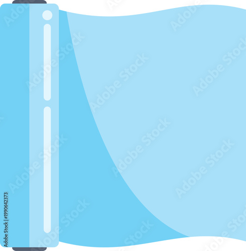 Plastic roll film for kitchen food preserving