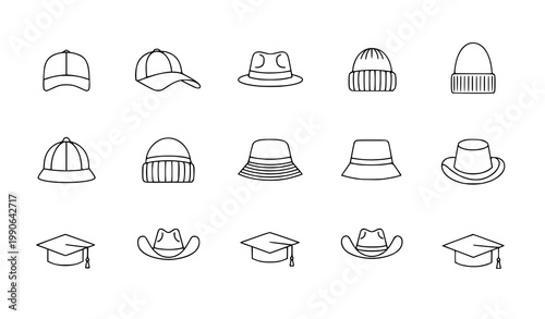 Customer support icon set: featuring support agents communication tools crm support agent line art