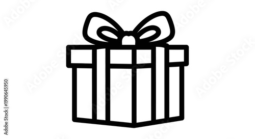 A delightful gift box with a charming bow on top, ideal for various occasions