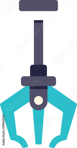 Robotic claw game grabber extending to catch a toy prize