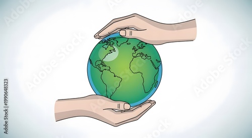 Earth viewed from space with satellite orbiting in foreground