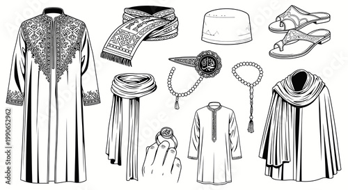 Professional Workshop Storage and Metal Cabinet Vector Set