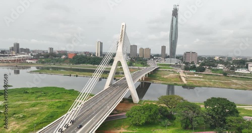 From Shore to Shore Abidjan’s Story, famous cable bridge