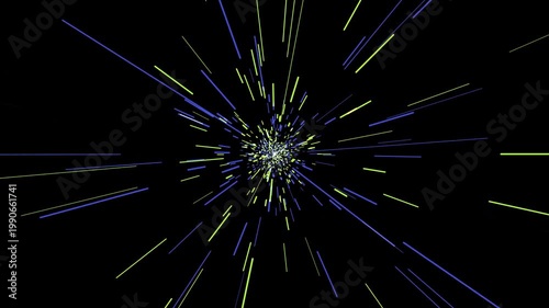A professional 4K seamless loop video featuring an abstract spiral galaxy motion with Vibrant and Vibrant particles. Optimized for high-end sci-fi backgrounds, music videos, and creative space travel 