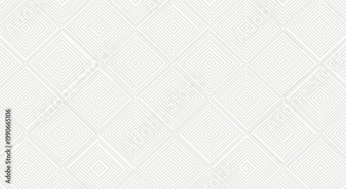 Abstract geometric pattern of concentric squares in a diamond grid