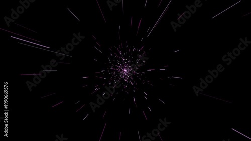 Futuristic energy background showcasing a unique wave particle movement. Perfect for technology presentations, gaming intros, and high-energy motion design projects.