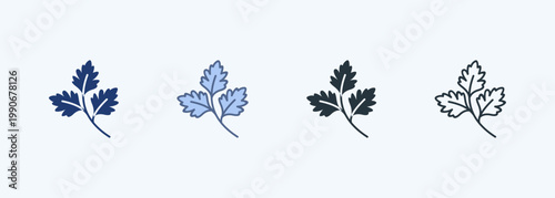 Coriander Multiple Style Icon Collection