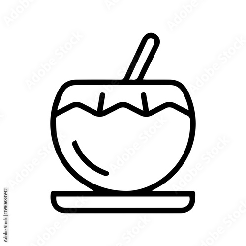 Coconut Drink Icon