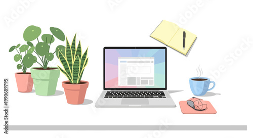 Modern Home Office Setup for Remote Work and Study