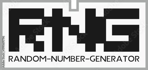 Design of RNG videogame icon