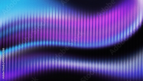 Soft flowing waves blue and purple light on dark background, ripple style, light effect, banner, backdrop, header, poster, cover design