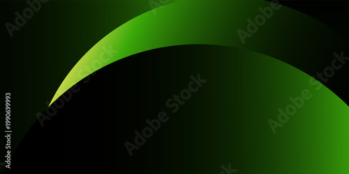 A blurry logo and ball with a green and acid yellow gradient for a tech sphere or future background with a halo.Glory circle elegant art illustration vector
