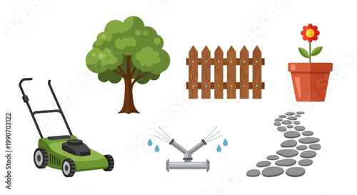 Gardening Tools and Accessories Collection.