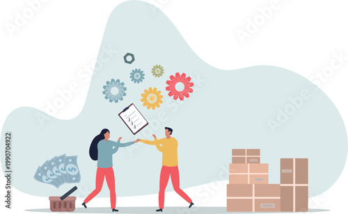 Procurement work as supply chain and order processing.Occupation with task to control demand and communication with suppliers.person's life situation and his activities.