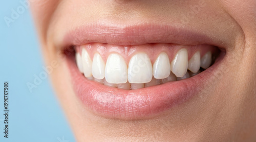 Dentist smile teeth mouth lip dental oral hygiene whitening Closeup smile with healthy teeth and lip showing dental oral hygiene and whitening care after dentist visit with clean enamel and gum