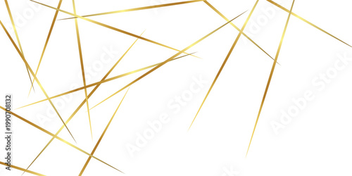 Abstract golden lines slash across a clean white canvas with layered luxury motion and radiant modern depth, vector design