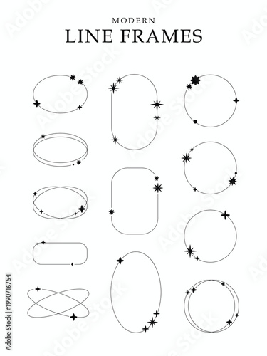 Modern Line Frames Collection