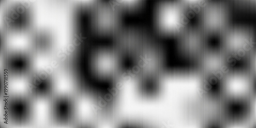 Corrugated, fluted pastel grey colored glass vector texture. Ribbed plastic gradient background