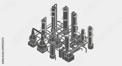 Futuristic Cityscape with Tall Skyscrapers and Advanced Infrastructure.