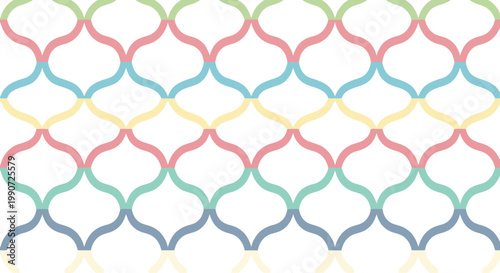 Pastel Quatrefoil Pattern