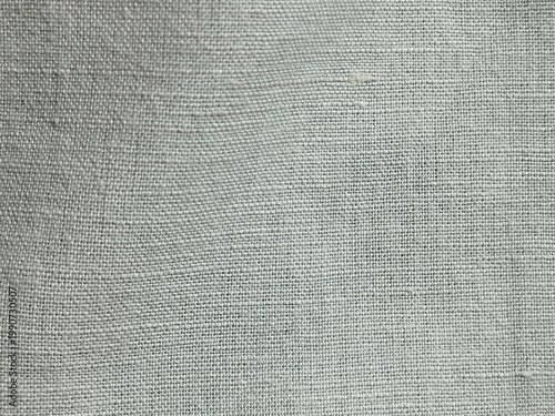 Konstfotografi Textura de tela de lino en color gris claro con trama de tejido natural detallad