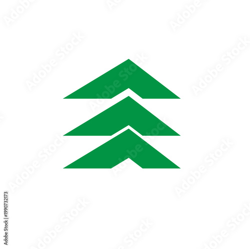 abstract christmas tree