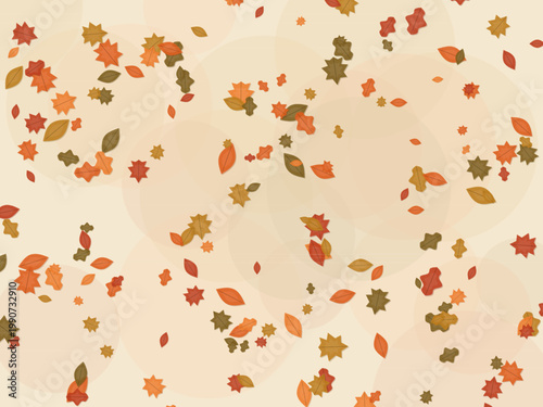 Thanksgiving Autumn Leaf Foliage Pattern Background