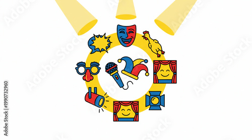 Comedy Performance and Entertainment Icons