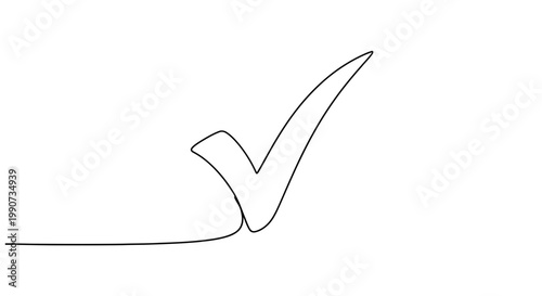 A simple black check mark symbol.