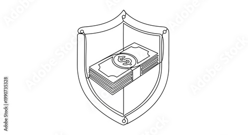 Protected money and shield security.