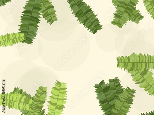 Tropical Palm Leaf Summer Pattern Design