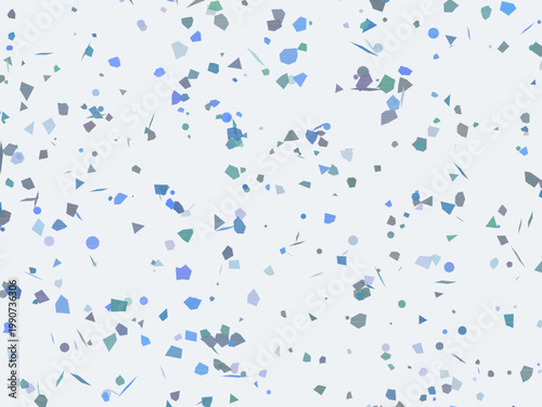 Modern Terrazzo Pattern Colorful Stone Chips Trendy Background