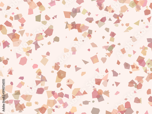 Pastel Terrazzo Texture Scattered Fragments Surface Design