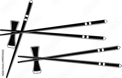 Illustration of Drumsticks music instrument