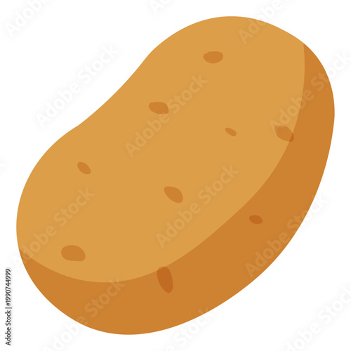 Fresh Potato Root Vegetable Food Vector Illustration