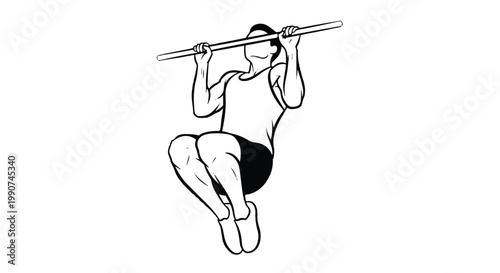 Woman performing a barbell exercise in a gym setting with exercise, strength
