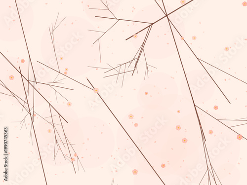 Cherry Blossom Sakura Flower Pattern Spring Background