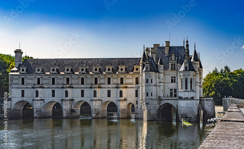 Castle Chenonceau, river Loire valley, France