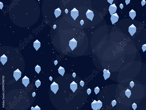 Luxury Diamond Gem Pattern Glamour Background