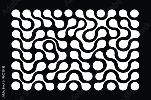 Morphing blob dot set.Connected meta circles for abstract patterns, stickers, badges, posters, and web projects.
