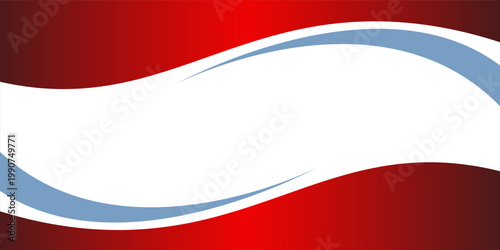 red background vector blue line dimension 3d graphic message board for text and message design frame line shadow for modern web design