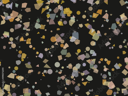 Modern Terrazzo Pattern Colorful Stone Chips Trendy Background