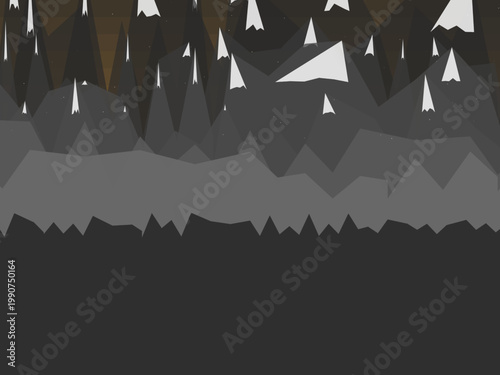 Mountain Range Landscape Pattern Outdoor Background