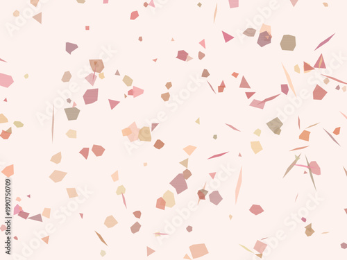 Neutral Terrazzo Marble Chips Elegant Contemporary Pattern