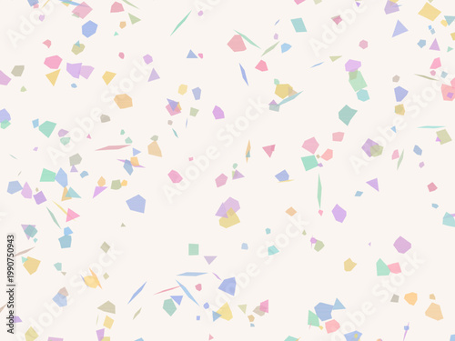 Modern Terrazzo Pattern Colorful Stone Chips Trendy Background