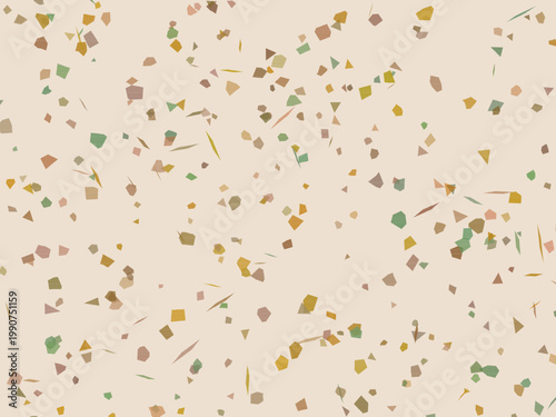 Bild auf Leinwand Trendy Terrazzo Speckled Confetti Modern Surface Texture Design
